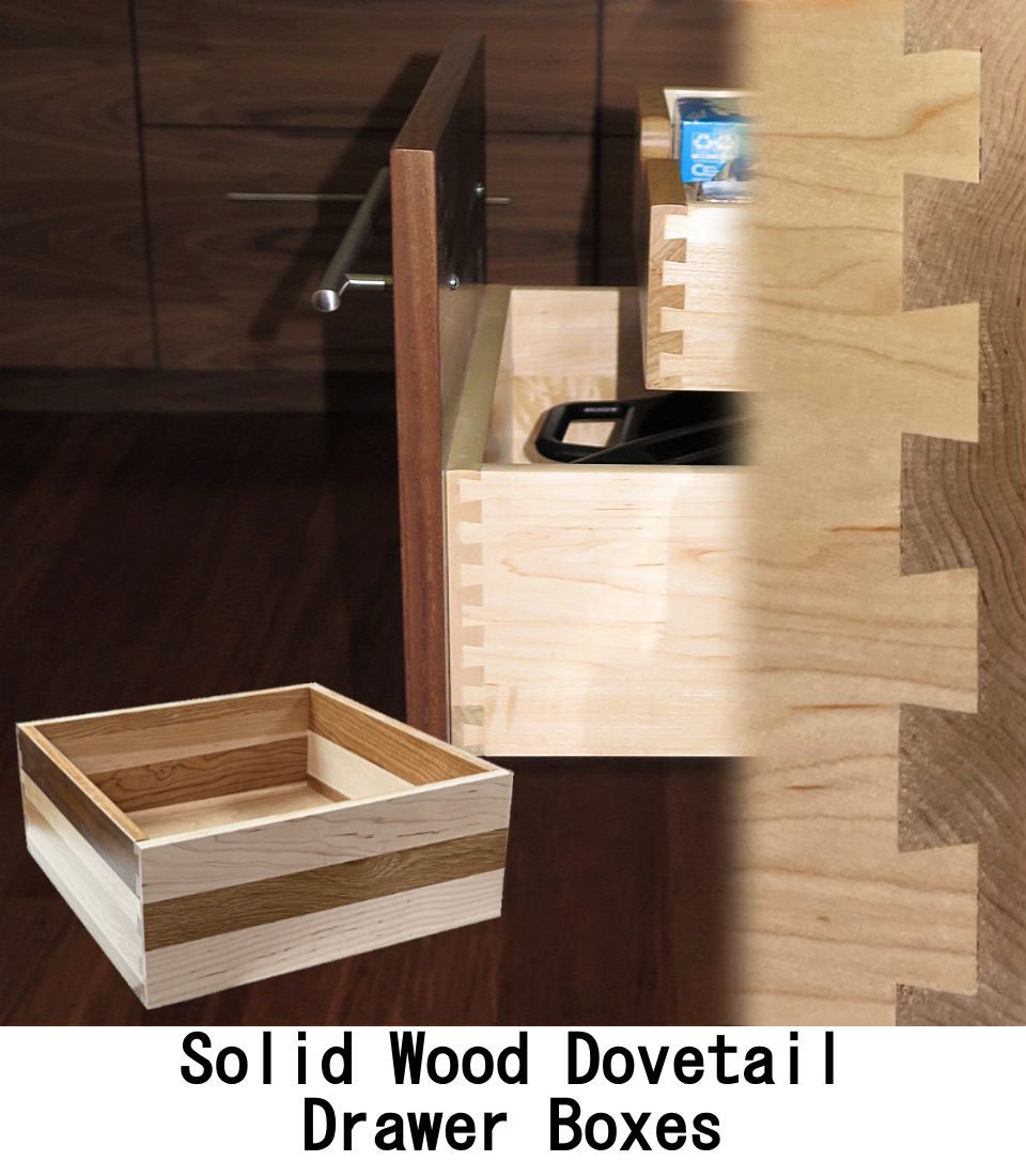 Solid Wood Dovetail Drawer Boxes