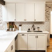 shaker cabinet doors painted extra white customer refacing Scherrs