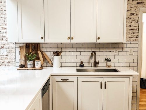 shaker cabinet doors painted extra white customer refacing Scherrs